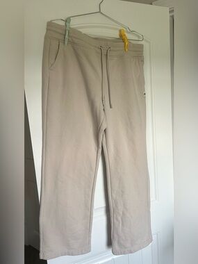Dkny Men's Light Beige Drawstring Joggers